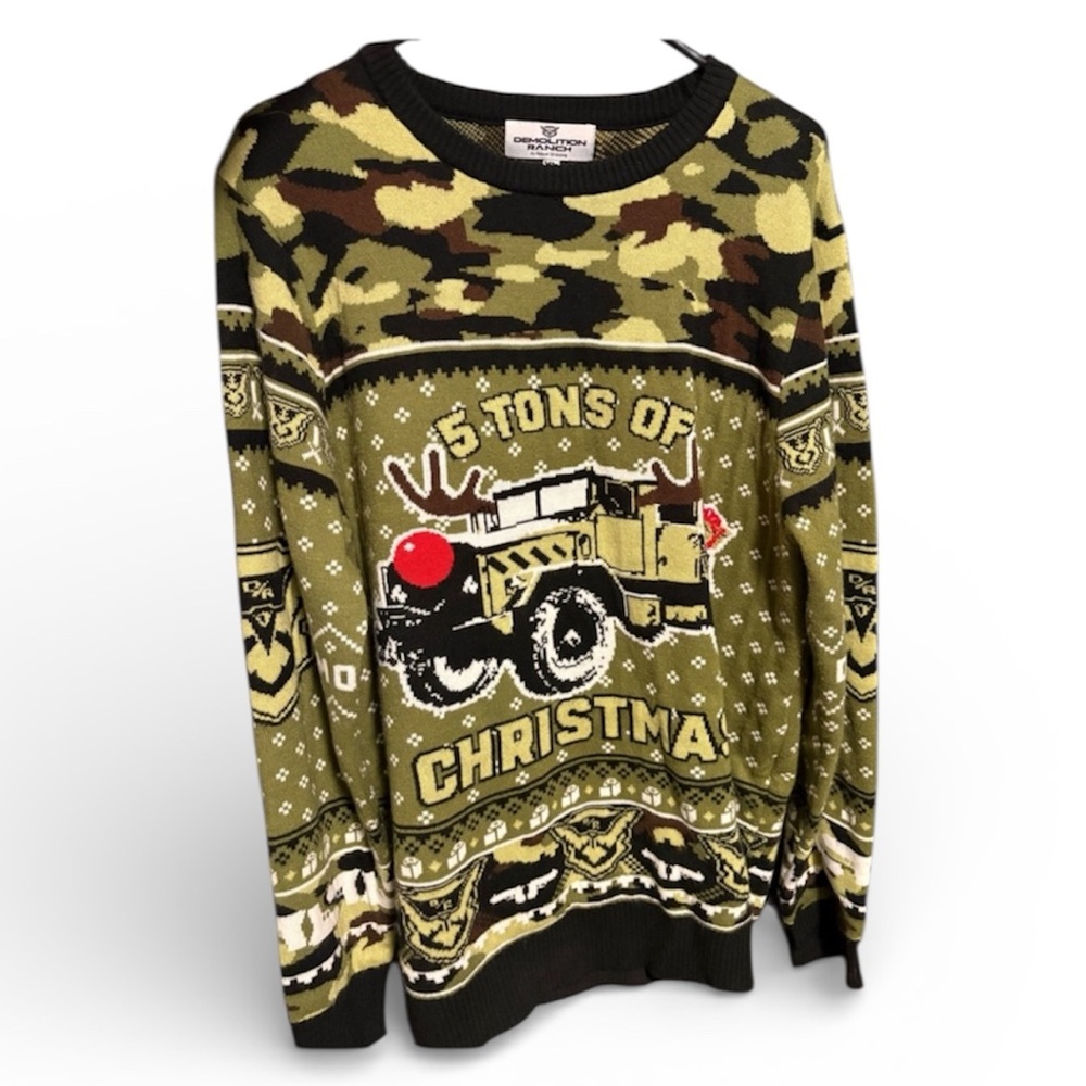 Rare Demolition Ranch Ugly Christmas Sweater